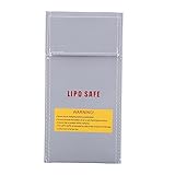 RIZGHWOY Feuerfesten Lipo -Safo -Beutel, Explosionssicherer Beutel Lipo Battery Safety Guard 100x200 Mm mit Konstruktion Zum Schutz des Ladevorgangs