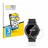 BROTECT 3 Stück Schutzglas für Armbanduhren (Kreisrund, ø: 40 mm) Schutzfolie Panzer Folie Glas Displayschutz Made in Germany [ 9H, Anti-Fingerprint]