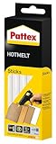 Pattex Hotmelt Sticks, Klebesticks für die Heißklebepistole, mit extrem hoher Transparenz, Heißkleber Stäbe zum Basteln, Dekorieren und Reparieren, 10 Stück, Transparent, 200 g
