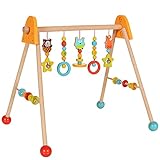 LCP Kids Baby Spielbogen Holz Trapez, Hängespielzeug...