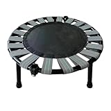Minni Trampoline - Foldable Fitness Bouncer | Exercise Trampoline for Adults | Silent minni Trampoline with 165 lbs Load-bearing Exercise Workout Rebounder Trampoline