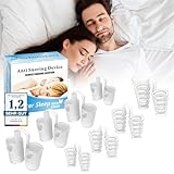 8 Stück Anti Schnarch Nasenspreizer, Wiederverwendbares Schnarchstopper, Anti Schnarch Gerät, Nasenentlastung Nasendilatator, Verbesserung der Atmung, Anti Snoring zur Besser Schlafen