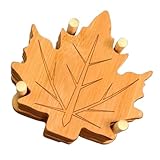Gestell – Untersetzer Für Heiße Gerichte, Hitzebeständige Küchenunterlage | 6-teiliges Ahornblatt-Design-Untersetzer, Topflappen- -Set, Für