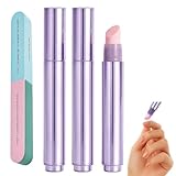 3er Set Nagelpflegestift, 3-in-1 Maniküre Nail Care Pen Set mit sieben Seiten Nagelfeile, Nail Care Pen Nagelpilz, Praktisch für Reisen und tägliche Nagelpflege