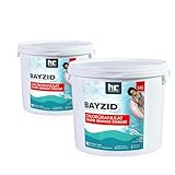 2 x 5 kg (10 kg) Chlor Granulat BAYZID ® wirkt schnell und zuverlässig für Pool und Schwimmbad | Höfer Chemie