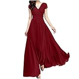 Casual Drucken Freizeitkleid Strand LäSsige Tunika Sommerkleider Damenkleider Sommer Dress Sommer Kurzarm Sommerkleid Knielang Baumwolle Kleid Kurzarm A-Linie Kleid Rüschen Ärmel Sommerkleid