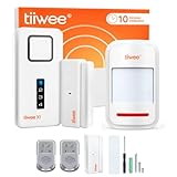 tiiwee Home Alarm System Kit X1 XLPIR - Alarmanlage mit 2 Fenster- oder Tuer Sensoren, 1 Bewegungsmelder und 2 Fernbedienungen - Erweiterbar