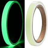 Fluoreszierendes Klebeband 5m*10mm,Leuchtband,Leuchtstreifen Selbstklebend,Leuchtendes Klebeband,Leuchtklebeband,Leuchtband Selbstklebend,Glow in the Dark Tape,für Treppen,Wände,Ausfahrt (Grün)
