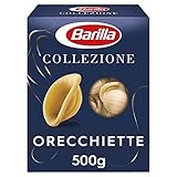 Barilla Collezione Orecchiette Pasta aus hochwertigem Hartweizen immer al dente, 12er Pack (12 x 500 g)