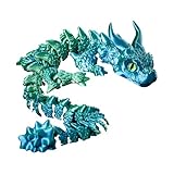 3D-Drache, 3D-Druck-Drache, Gelenkiges Fidget-Drachenspielzeug, Simuliertes 3D-gedrucktes Drachenspielzeug mit flexiblen Gelenken für das Desktop-Auto im Wohnzimmer