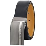 LINDENMANN Herren Koppelgürtel Rindsleder schwarz Made in Germany, Farbe/Color:schwarz, Size US/EU:Bundweite 105 cm Gesamtlänge 120 cm W 41.5 XL