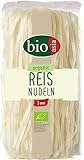 BIOASIA Bio Reisnudeln, asiatische Nudeln aus 100% biologischem Reismehl, glutenfrei und vegan, 1 x 200 g