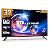 TD Systems - 32 Zoll TV, Nicht-Smart TV, HD DVB-T2/C/S2 Television, Fernseher mit 2 Jahre Garantie, Modell 2025 - PRIME32M20H