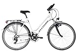 KS Cycling Trekkingrad Damen Alu-Rahmen 28'' Metropolis weiß RH 53 cm Multipositionslenker