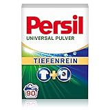 Persil Universal Pulver Tiefenrein Waschmittel (90 Waschladungen), Vollwaschmittel für reine Wäsche und hygienische Frische für die Maschine, effektiv von 20 °C bis 95 °C