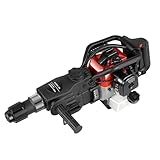 1000W Abbruchhammer 30J 4-in-1 Funktionen Hämmern/Bohren/Schlitzen/Zerkleinern 2-Takt Stemmhammer mit 0,9L Tank Bohrhammer für Beton Gestein Abbrucharbeiten