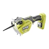 RYOBI 18 V ONE+ Akku-Astsäge RY18PSA-0 (Sägeblattlänge 15 cm, 80mm Schneidekapazität, ohne Akku und Ladegerät)