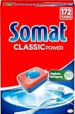 Somat Classic Power Spülmaschinen Tabs (172 Tabs), Geschirrspül Tabs mit Fettlösekraft für kraftvolle Reinigung, Spültabs für strahlend sauberes Geschirr sogar bei niedrigen Temperaturen