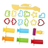 FRCOLOR Teiliges Modellierwerkzeug aus Robustem Handliche Knetwerkzeuge für Kleinkinder DIY und Knetspielzeug Geeignet für Vorschule und Kindergarten