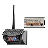 Drahtlose Rückfahrkamera für Auto Solar WiFi Magnetische Kamera für iPhone, Front/Rückfahrkamera 1080P Wasserdicht, RV Rückfahrkamera für LKW Anhänger Bus Camper Boot