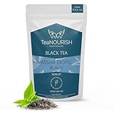 TeaNOURISH Assam Exotic Black Tea | Ungemischter loser Tee | Robust & Vollmundig | frisch angebaut direkt aus Herkunft | Heiß oder als Eistee aufbrühen – 100 g