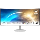 Monitorius MSI PRO MP341CQW 34inch VA UWQHD Curved 100Hz 4ms 2xHDMI2.0 DP Speakers