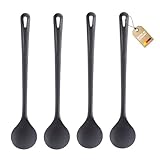 Westmark 4 Rühr-/Kochlöffel Gentle – Idealer Küchenhelfer zum Umrühren bei beschichteten Töpfen und Pfannen, ohne Zerkratzen, spülmaschinengeeignet, 30,2 cm, 288422E4