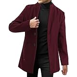 SRZYMJ Mantel Herren Jacke Winddicht Übergangsjacke Mit Kapuze Outdoorjacke Atmungsaktiv Warm Softshelljacke Steppweste Leicht Funktionsjacke Parka Winter Wintermantel Sportjacke Freizeitjacke