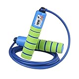 Browill Springseil Speed Rope Mit Zähler Und Komfortablen & Anti-Rutsch Griffen, Licht, Springseile Für Workout, Crossfit, Boxen, Training Und Fitness