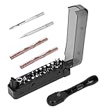 Fahrrad Ratschenschlüssel Set,Reifenwartung Kompakte Fahrradausrüstung - Fahrrad Reparatur Werkzeug Satz,für Mountainbike Rennrad City Pendler Reisen
