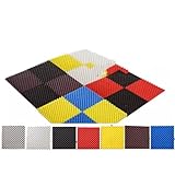 Akustikschaumstoff, 10er-Pack Selbstklebend Schallschutz Schaumstoffplatten, Akustikplatten Mit Hoher Dichte Akustikschaum Absorbiert Schall Und Beseitigt Echos ( Farbe : Rosso , Größe : 50x50x5cm )