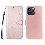 Jiajihua Hülle Kompatibel mit Huawei P20 Lite/Nova 3E PU Leder Magnetverschluss Kartenschlitz Flip Stand Cover Pink