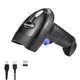 NetumScan Kabelloser 2D-Barcode-Scanner - Tragbarer Barcode-Leser/Scanner Automatischer Scan QR PDF417 DataMatrix Maxicode für PC NSL8