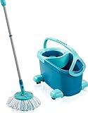 Leifheit Set Clean Twist Disc Mop Ergo 2.0 mit Rollwagen,...