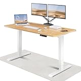 Desktronic Höhenverstellbarer Schreibtisch (160x80cm) - Schreibtisch Höhenverstellbar Elektrisch mit Flüsterleisem Dual-Motor & Touchscreen - Hohe Tragfähigkeit - Stehtisch HomePro