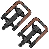 Beavorty 1 Paar Universelle Fahrradpedale Plattformpedale aus Langlebigem Material mit Rutschfestem Design und Reflektoren für Mountainbike und Rennrad