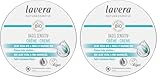 lavera Basis Sensitiv Creme – Naturkosmetik – vegan – Bio-Aloe Vera & Bio-Mandelöl – zertifiziert – 150 ml (Packung mit 2)