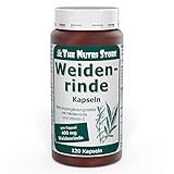 Weidenrinde 400 mg Kapseln 120 Stk. - Nahrungsergänzungsmittel mit Weidenrinde und Vitamin C