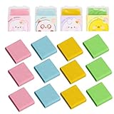 12 Stück Knetradiergummis Art Eraser, 4 x 3,5 cm Bunt Radiergummis, Professionell Radiergummis zum Skizzieren, Weich Knetbar Radiergummis, Radiergummi Dust-Free für Künstler Kinder Schüler