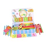 BESPORTBLE Rechenhilfe Mathematik Lernspielzeug Zahlenverständnis Pädagogisches Steckspiel für Vorschule und Grundschule