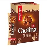 Caotina Original Trinkschokolade Sticks Tassenportion - Kakao-Pulver für heiße Schokolade mit echter Schweizer Schokolade - Cacao nachhaltig und zertifiziert - einzeln verpackt (10 x 15g)