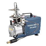 PCP Kompressor 1800W 300bar Elektrische Hochdruck-Luftpumpe mit Wasserkühlung Explosionsschutzventil und Schnellkupplung Hochdruckluftpumpe für Autos Motorräder Taucher Gasflaschen