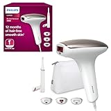 Philips Lumea IPL Haarentfernungsgerät 7000 Series – Haarentfernungsgerät mit Satin Compact Korrekturtrimmer, 3 Aufsätze für Körper, Gesicht und Bikinizone (Modell BRI923/00)