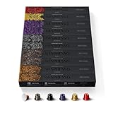 NESPRESSO ORIGINAL Ispirazione Italiana, Mittlere bis dunklere Röstungen, Kompatibel mit ORIGINAL Kapselmaschinen, Ideal für Espresso und Lungo, Kapsel Set aus 100 Kaffeekapseln