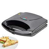 Elektrischer Sandwich-Grill, antihaftbeschichtet, für den Innenbereich, für Fondue, Snacks – Frühstück, Omeletts, Burger, Verlorenes Grillen