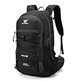 SKYSPER Wanderrucksack 35L Trekkingrucksack Leicht Rucksack mit Rückenbelüftung aus atmungsaktivem 3D Air Mesh Polyester Camping Outdoor Wandern Backpack