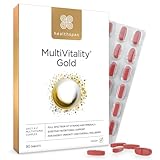 Healthspan Multivitamin Gold | A–Z-Formulierung | Wohlbefinden & Immunsystem-Unterstützung | Algenbasierte Vitamin-D3-Quelle | Vitamine | Calcium, Eisen, Magnesium, Selen & Zink (90 Tabletten)