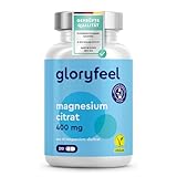 Magnesiumcitrat Kapseln - 2500mg, davon 400mg elementares Magnesium pro Tag - 210 Kapseln Tri-Magnesium Dicitrat Hochdosiert - Vegan, laborgeprüft, ohne Zusätze in Deutschland hergestellt