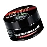 Reifenreiniger Creme für Autos, LKWs, Motorräder, 50 g Reifenbeschichtungscreme, schnelle Glanzauffrischung, Reifenpolierwachs, Auto Rad Reifen