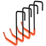 bssmmai Große Garage-Haken zum Einhängen (4er-Pack) Last-Haken,Robuste Leiter Pflanzen-Werkzeugen Fahrrad Aufhängung für Deckenbalken